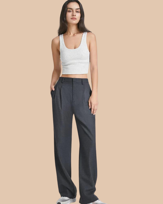 Slate Wide-Leg Pants