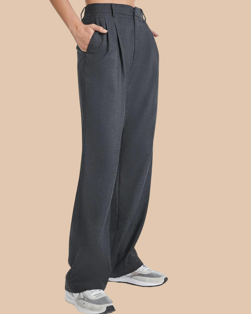 Slate Wide-Leg Pants