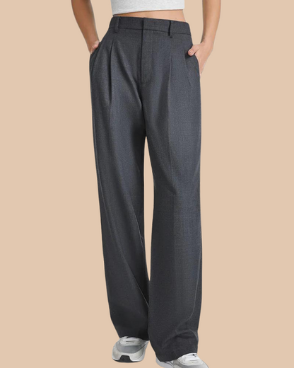 Slate Wide-Leg Pants