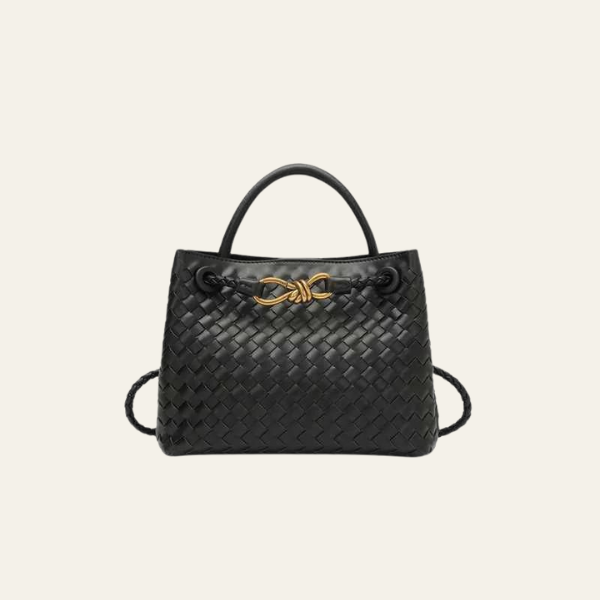 Avery Vegan Leather Woven Bag