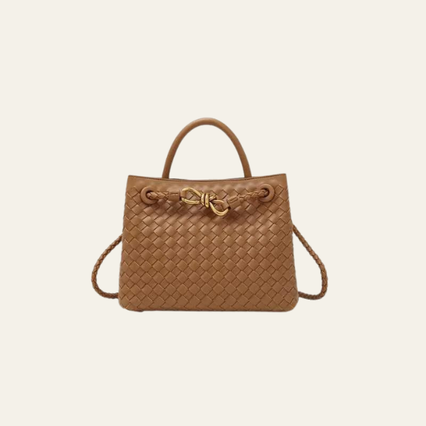 Avery Vegan Leather Woven Bag