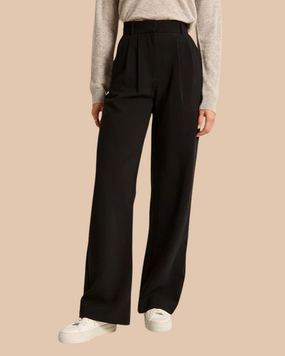 Black Wide-Leg Pants